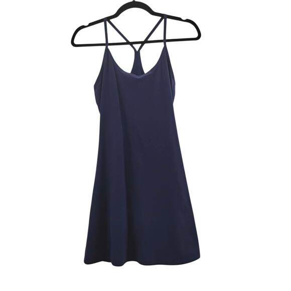 Outdoor Voices The Exercise Dress Navy Blue Shorts Lined Pocket Size XS - Picture 1 of 4